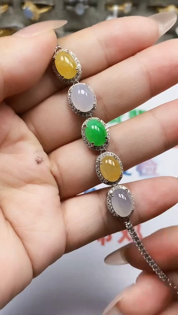 银S925镶嵌戒指翡翠1798