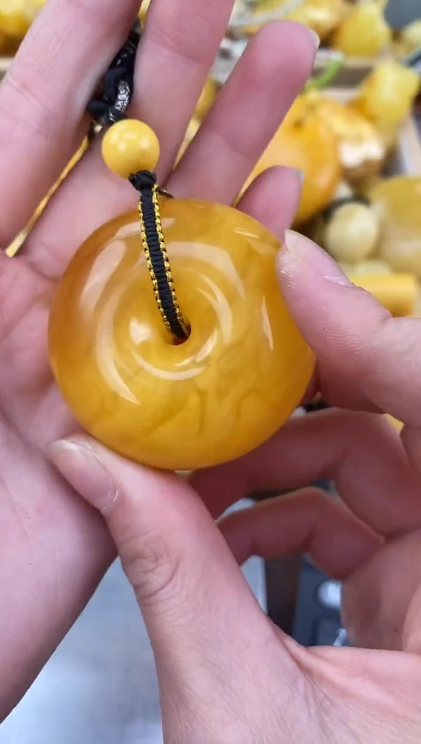 裸石琥珀未镶嵌天然琥珀蜜蜡