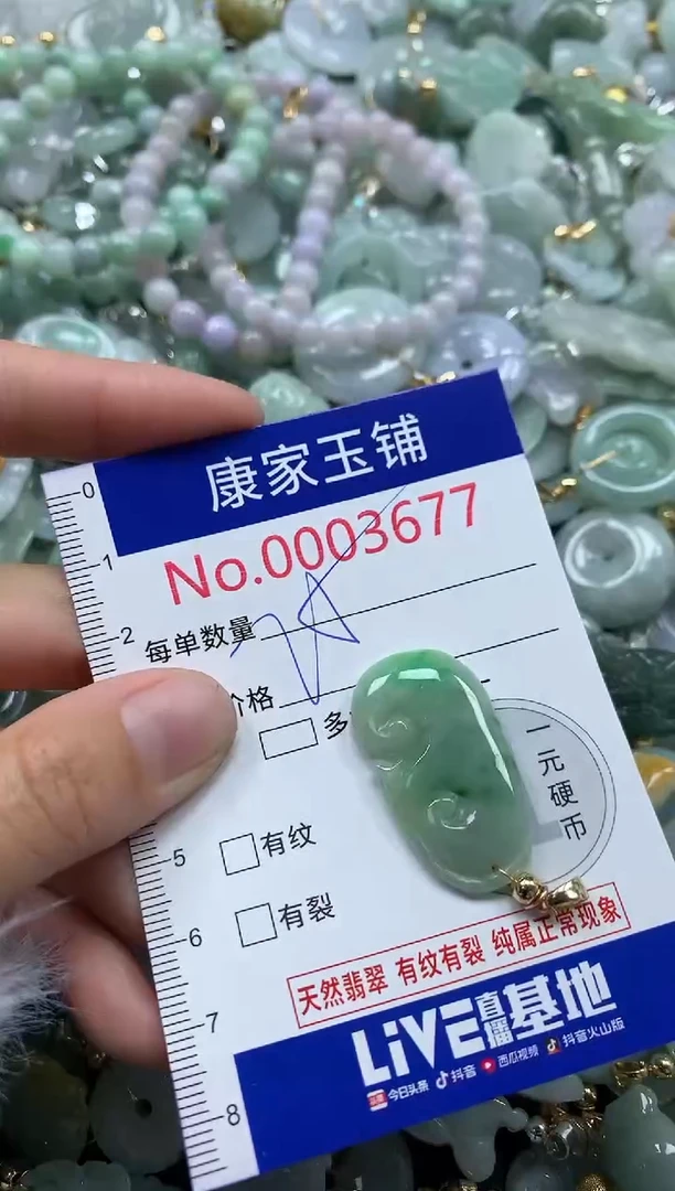 颈饰未镶嵌翡翠3677