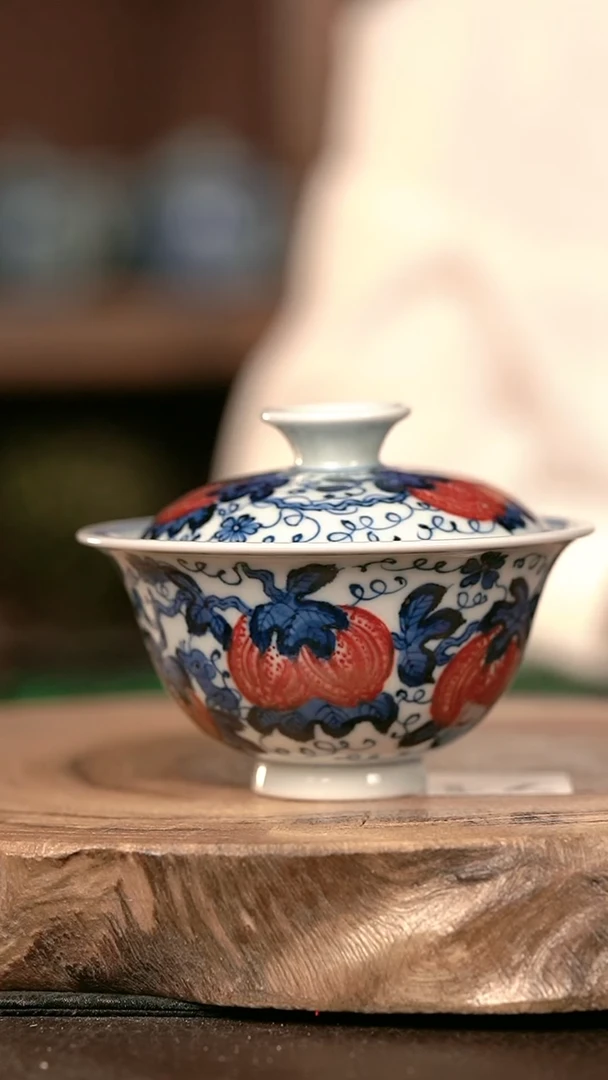 手绘手绘高温现代瓷  气  南瓜小元宝100cc