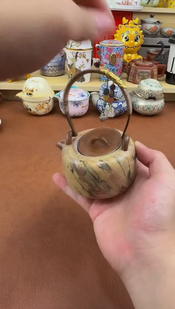 陶瓷茶具摆件旅行套组