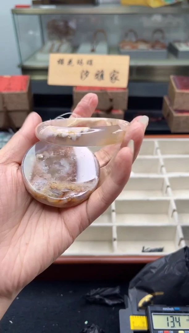 未镶嵌手镯石英质玉58圈口（赠品镯心）3432661