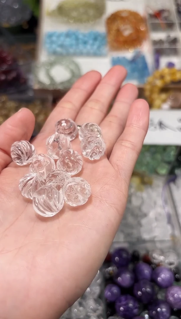 【闪购商品】水晶手串未镶嵌白水晶凤九球一个卡约13