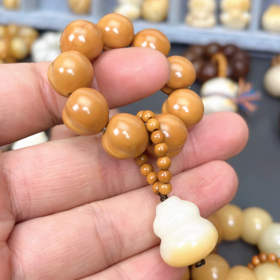 屁桃单圈手捻+菩提材质葫芦