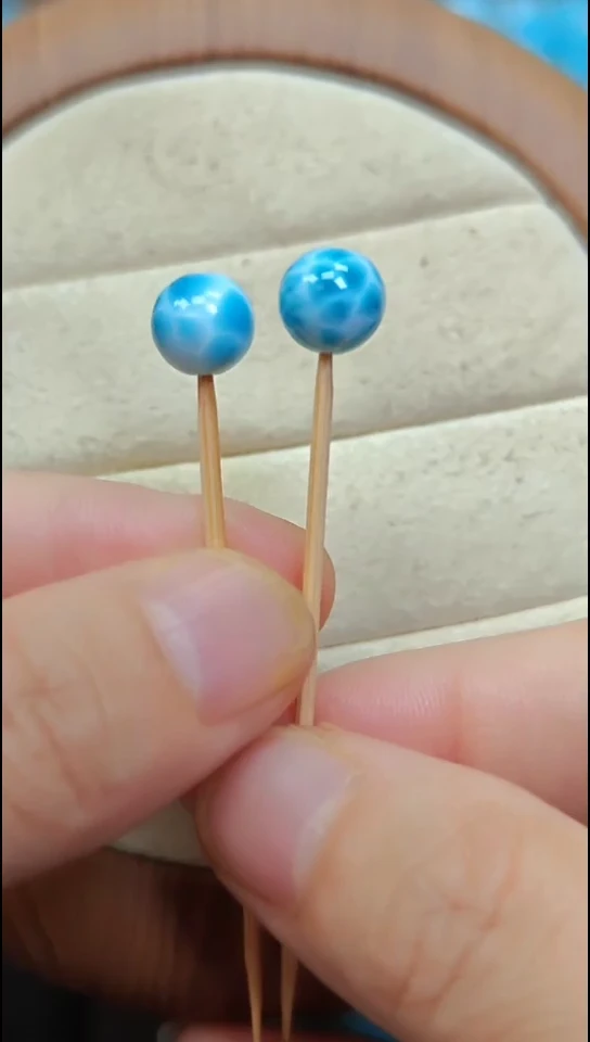 未镶嵌针钠钙石（海纹石）珠宝半成品咸*东多样性发2
