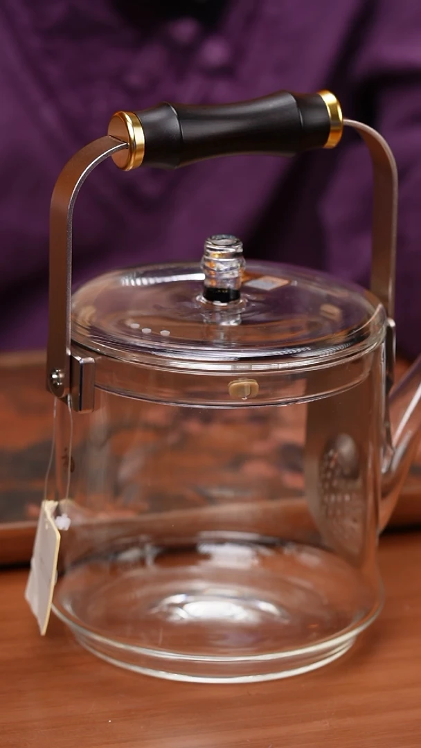 【闪购商品】禾器/透明君若壶/滤片款/紫光檀把