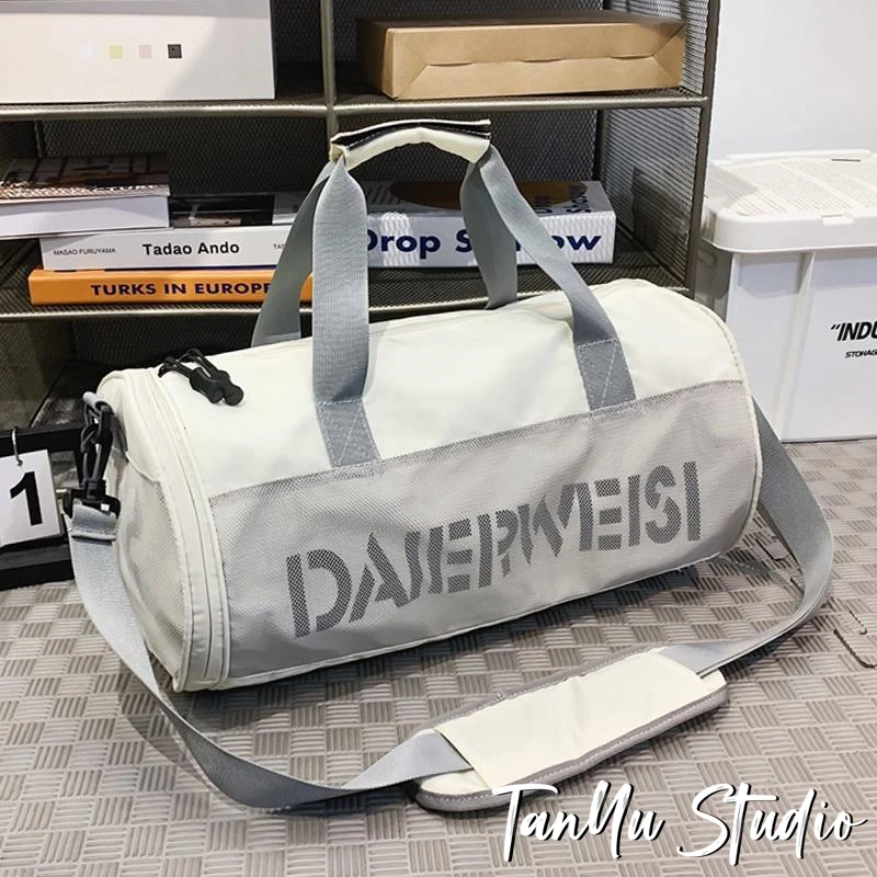 探屿健身包干湿分离瑜伽游泳包行李袋大容量旅行包收纳训练运动包