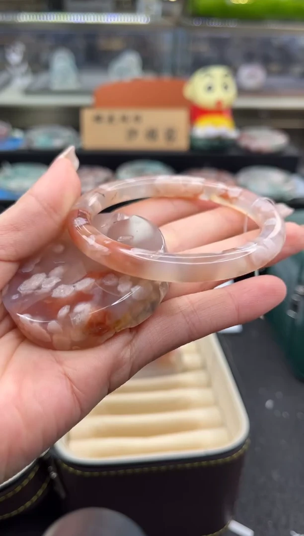 未镶嵌手镯石英质玉56圈口（赠品镯心）6751396