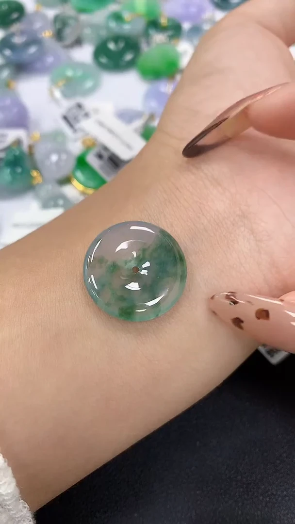 颈饰未镶嵌翡翠a货假一赔三支持复检百元上9元证书费自理