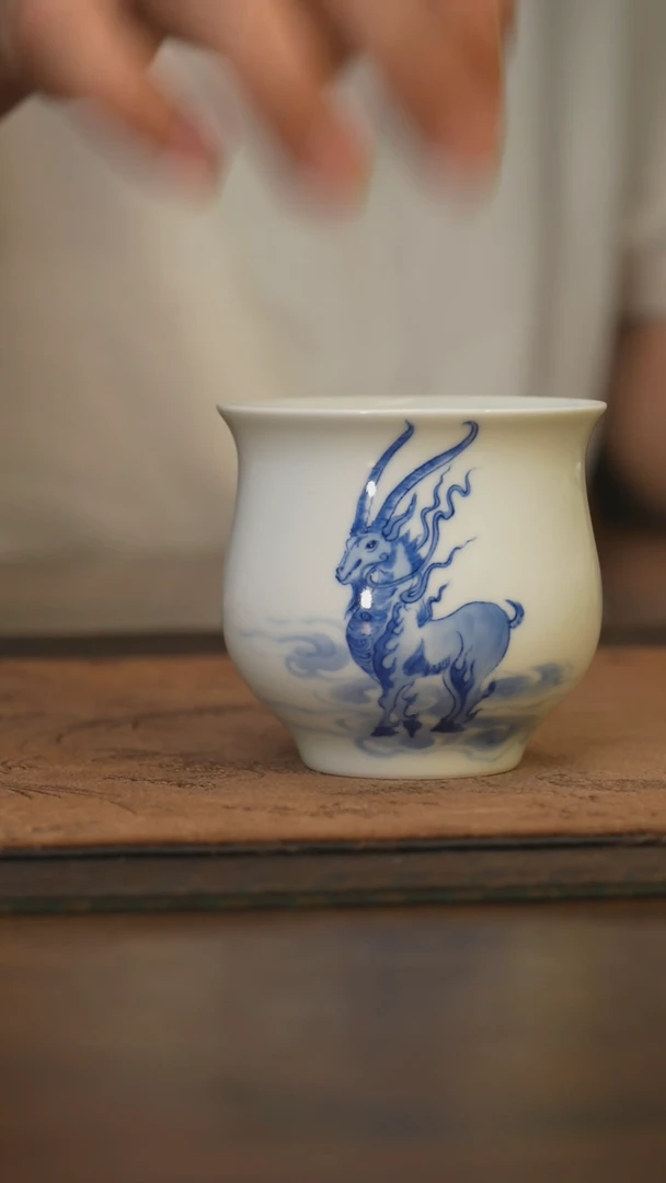 杯柴窑青花破价福利