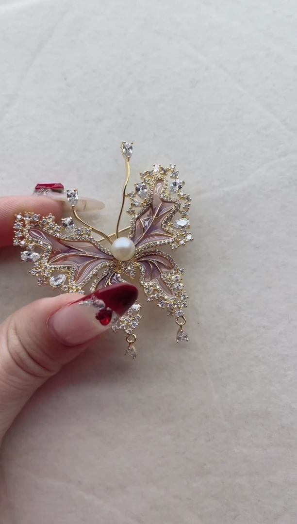 【闪购商品】海水珍珠胸针未镶嵌A10