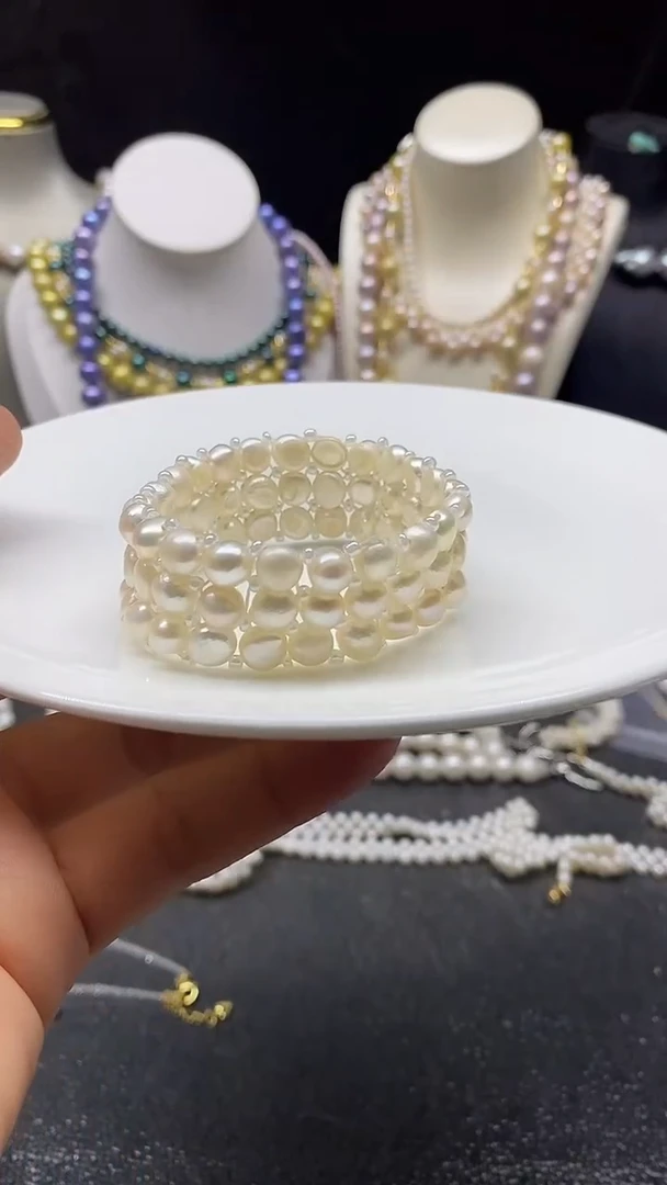 颈饰未镶嵌淡水珍珠手链