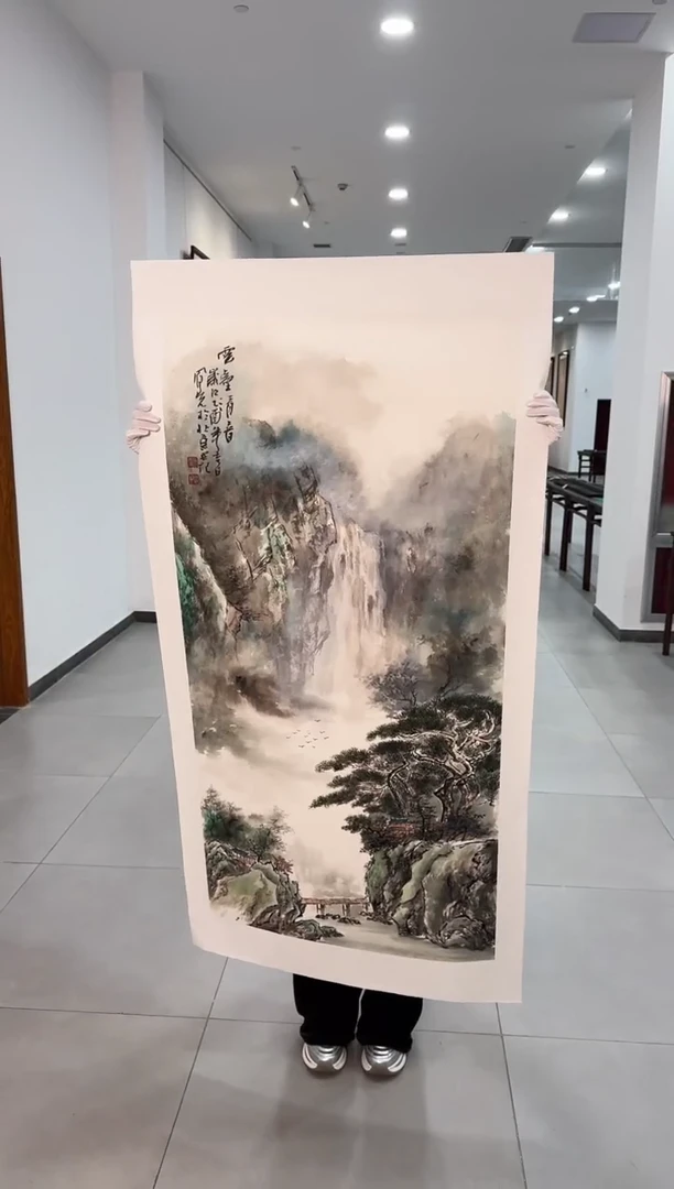 国画78送书众合郝凤先老师作品1