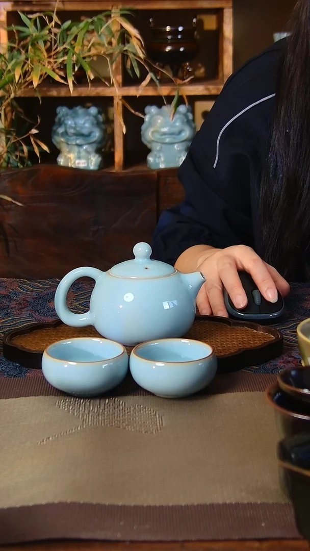 支钉烧西施壶带两杯不完美