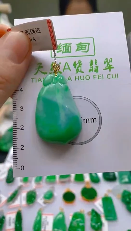 【闪购商品】翡翠颈饰18K金镶嵌 新号开播，全场乱卖