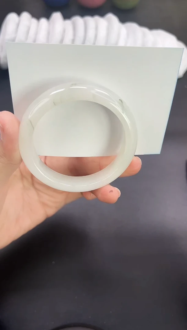 未镶嵌手镯石英质玉A242-53`54`55