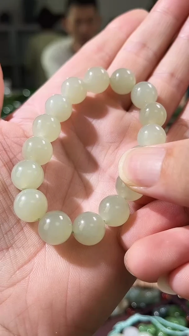 未镶嵌手串和田玉晴水