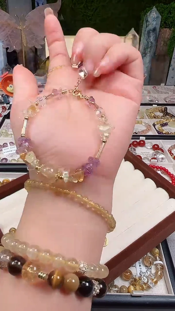 【闪购商品】烟晶手链未镶嵌2a TGS原创设计 T152