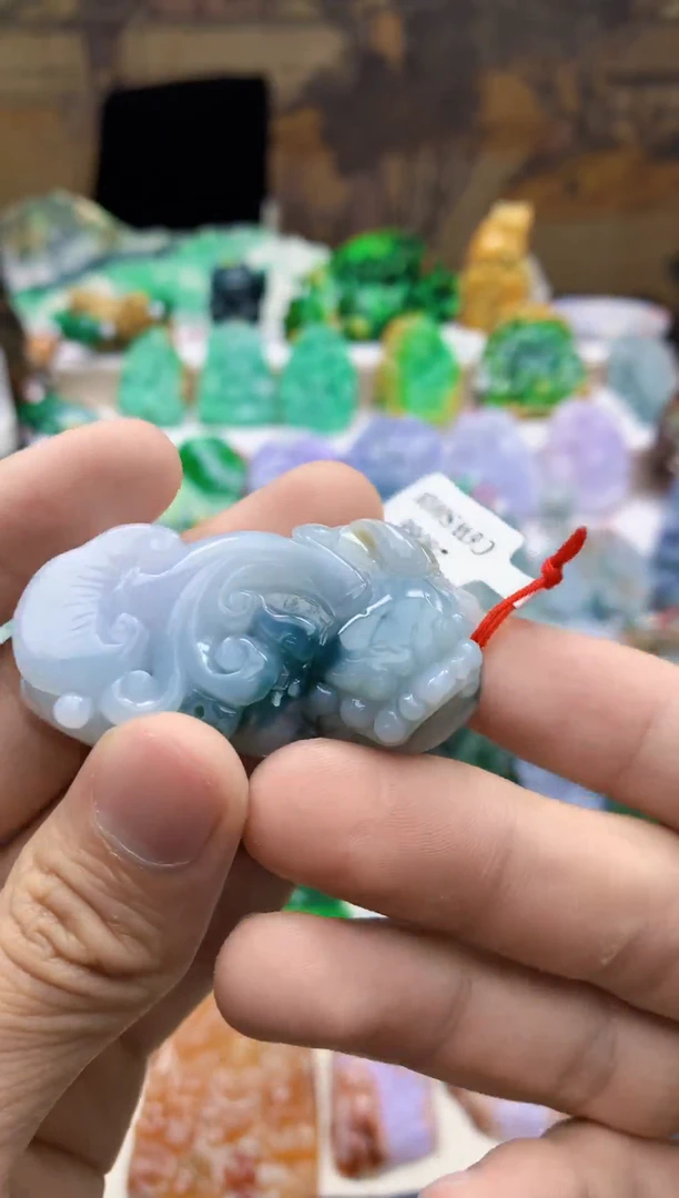 颈饰未镶嵌翡翠天然A货翡翠