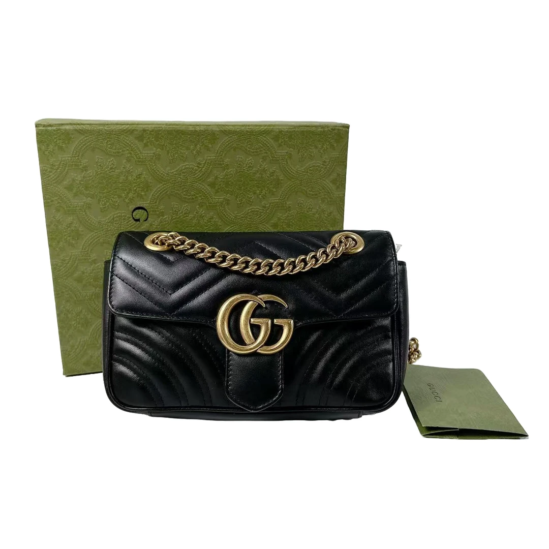 99新 GUCCI/古驰 安洁利严选链条包/YH011899