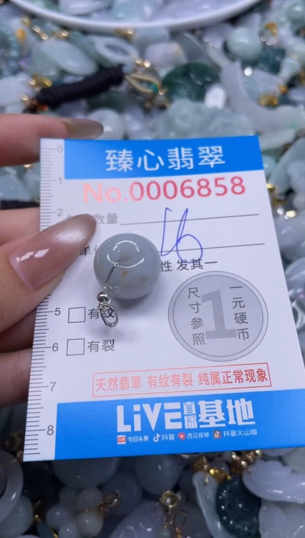 颈饰未镶嵌翡翠6858