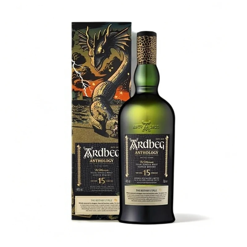 雅伯 Ardbeg阿贝精选集15年独角兽艾雷岛单一麦芽威士忌 700ml