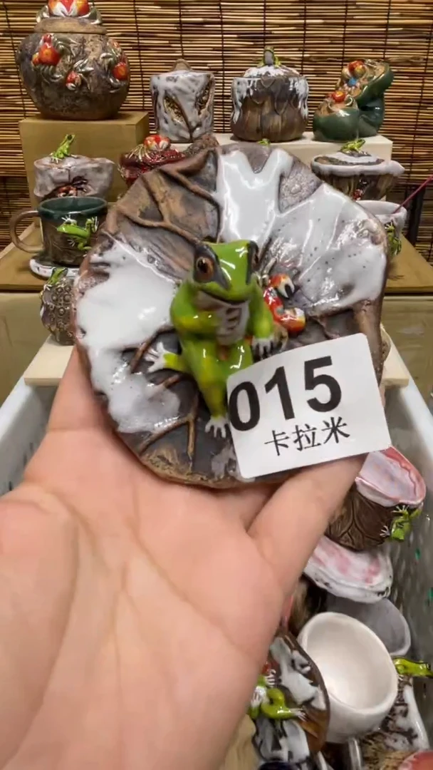 宽*015精美粗陶手工柴烧