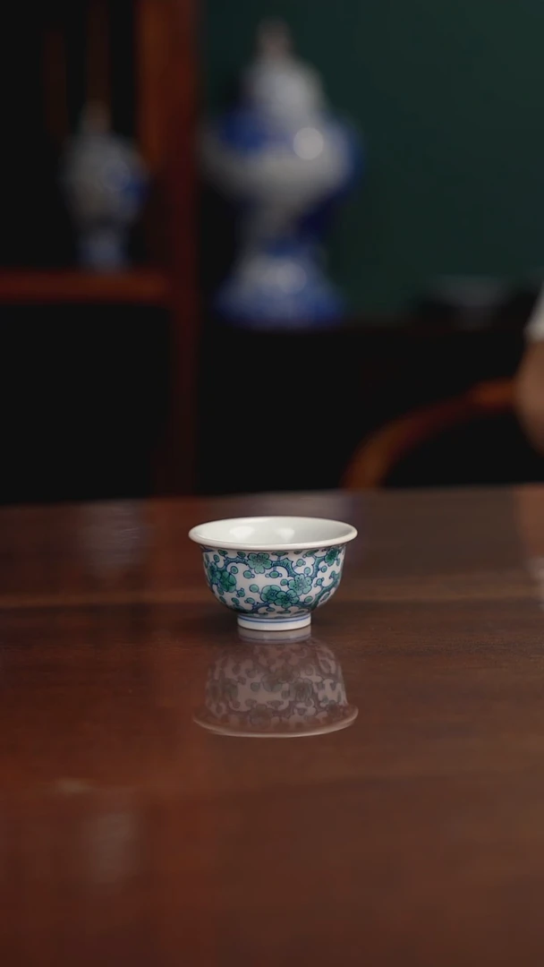 空山明月 新斗彩 冰梅