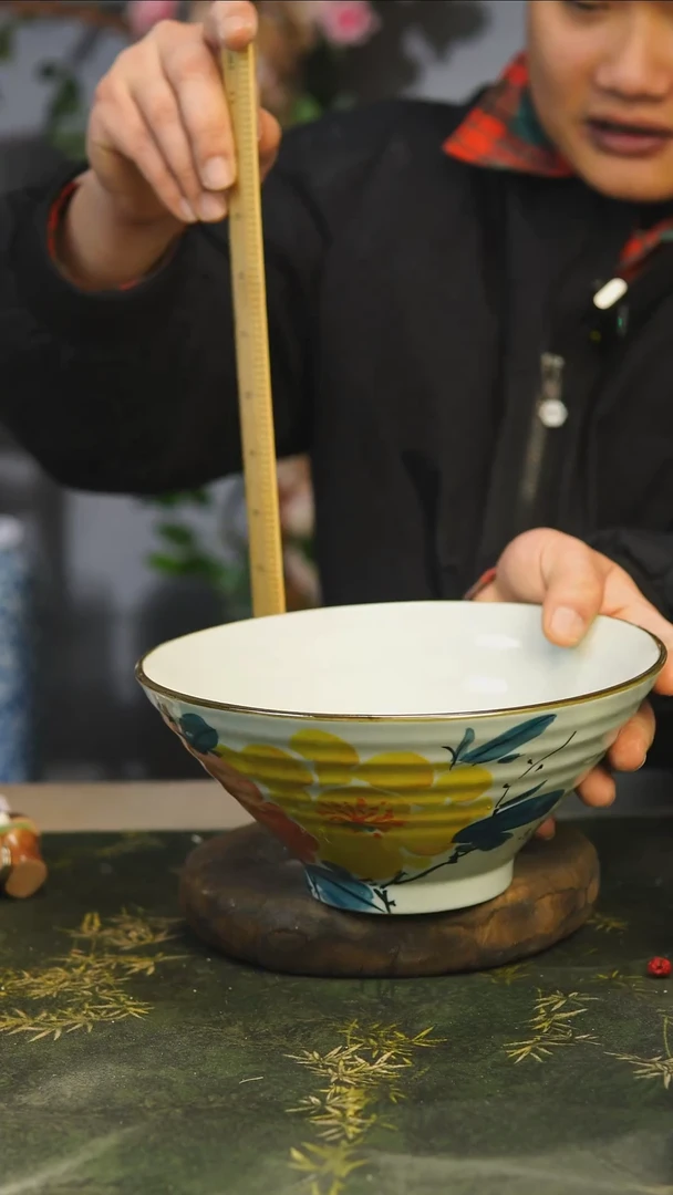 【闪购商品】景德镇釉下彩手绘大面碗