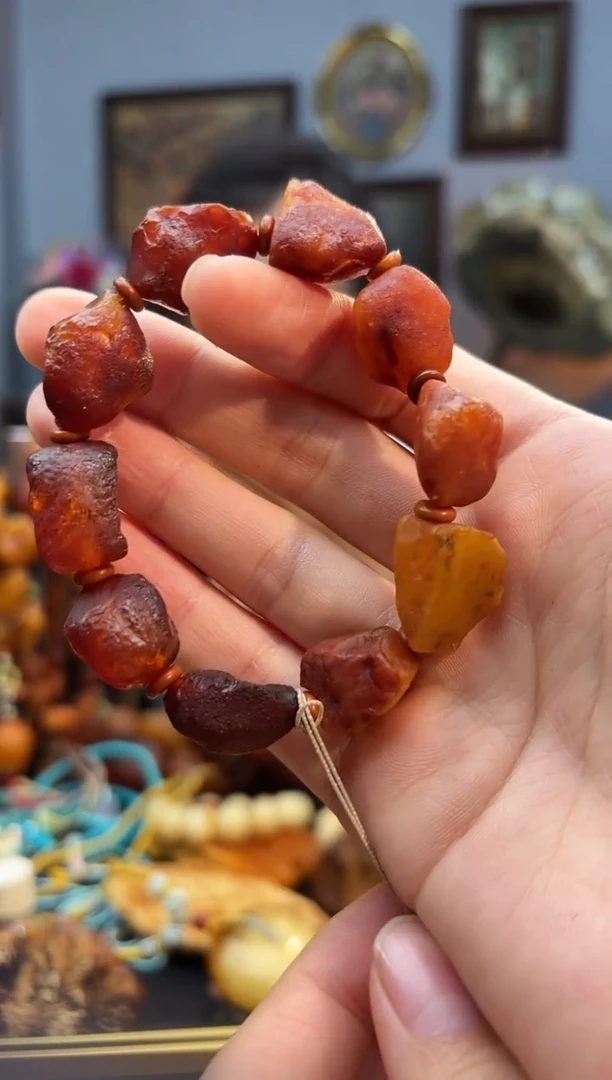 手串琥珀未镶嵌手串