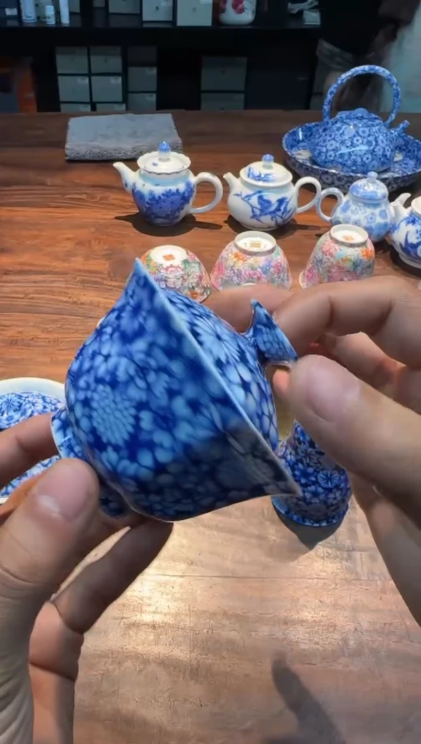 【闪购商品】知竹山房 万花八方盖碗