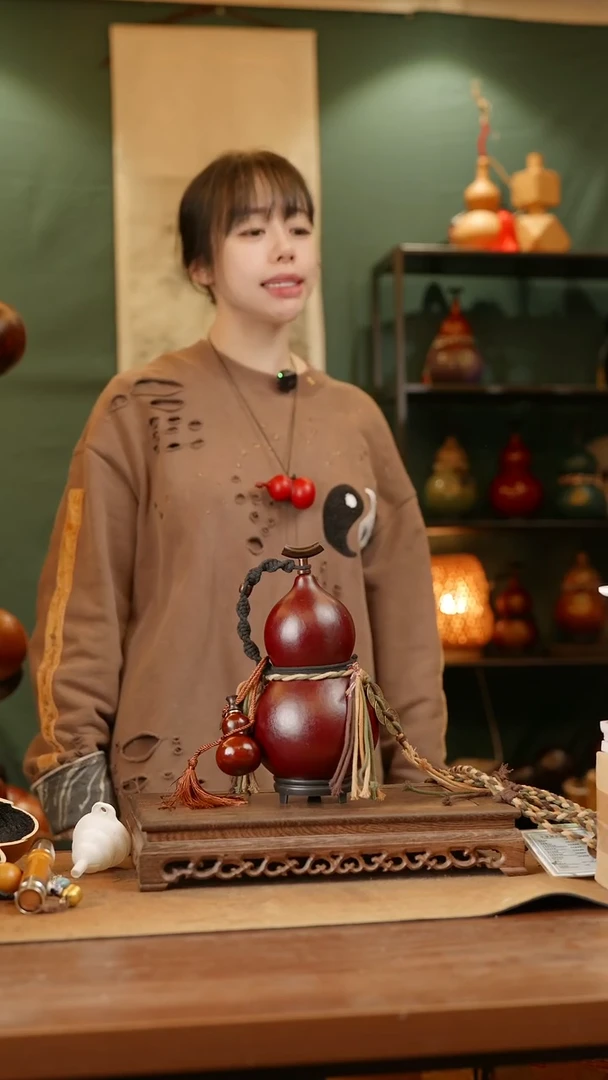 78号精品天然大漆酒葫芦一物一拍~