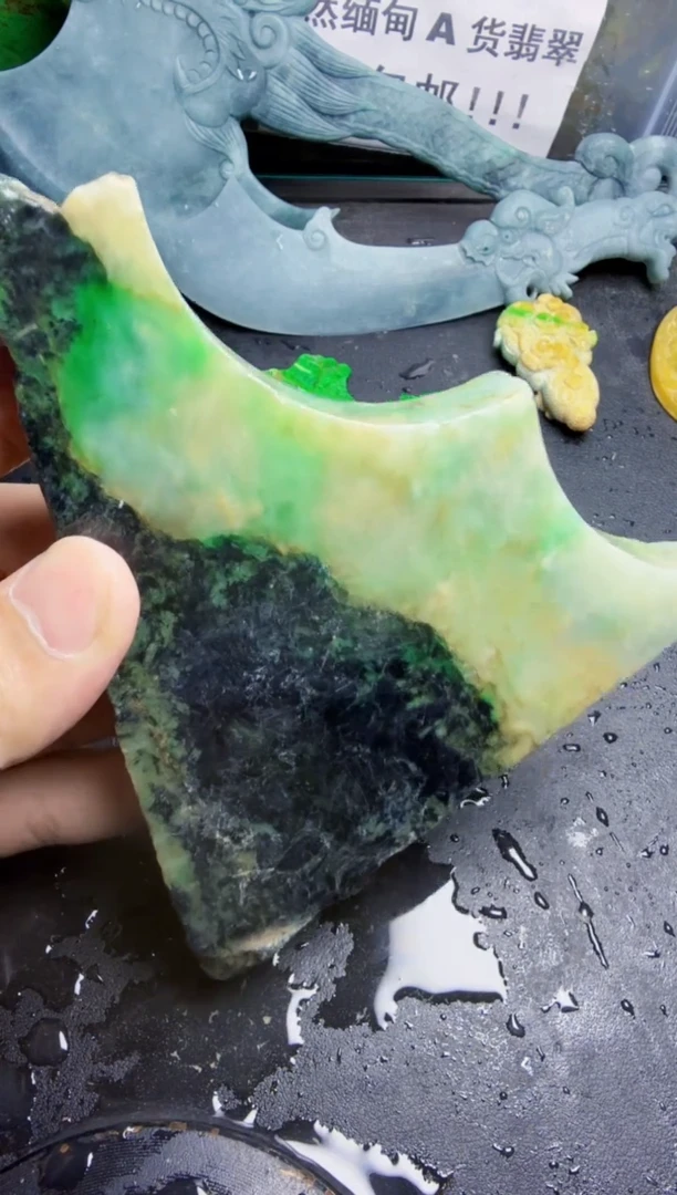 未镶嵌挂件翡翠天然翡翠049