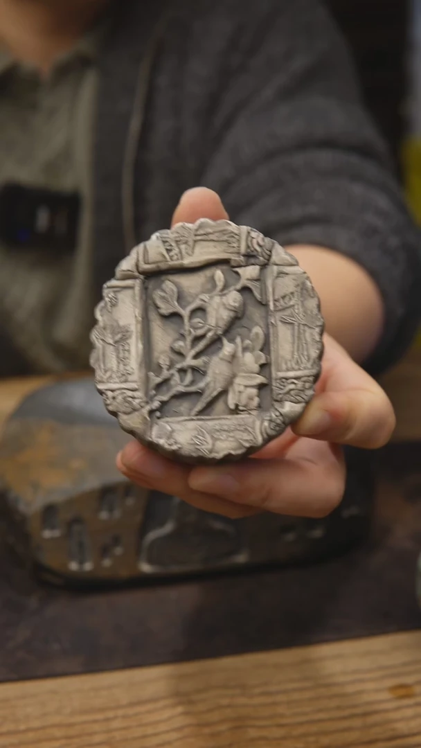 甘石陶艺麻线鼓款858