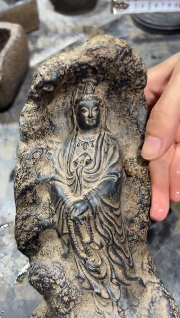 陶土【火山泥】普慈观音