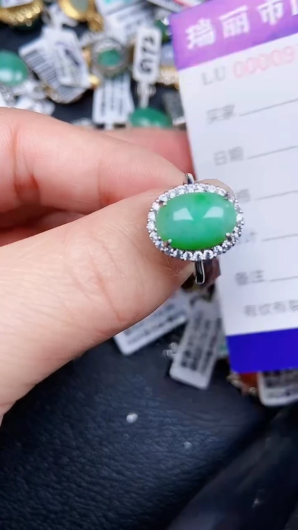 颈饰银S925镶嵌翡翠0937