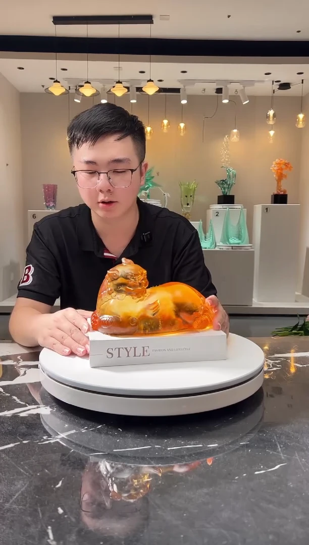 摆件巴比特美学 金色扭头貔貅