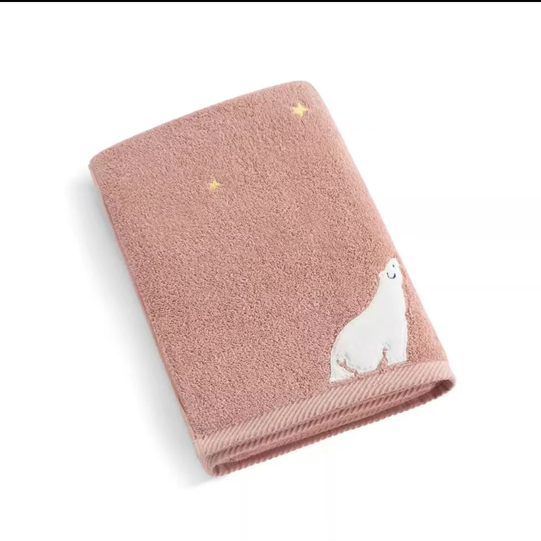 纯棉四层纱布浴巾仰望星空70*140时尚吸水双面多功能加厚