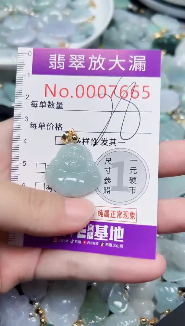 颈饰未镶嵌翡翠7665