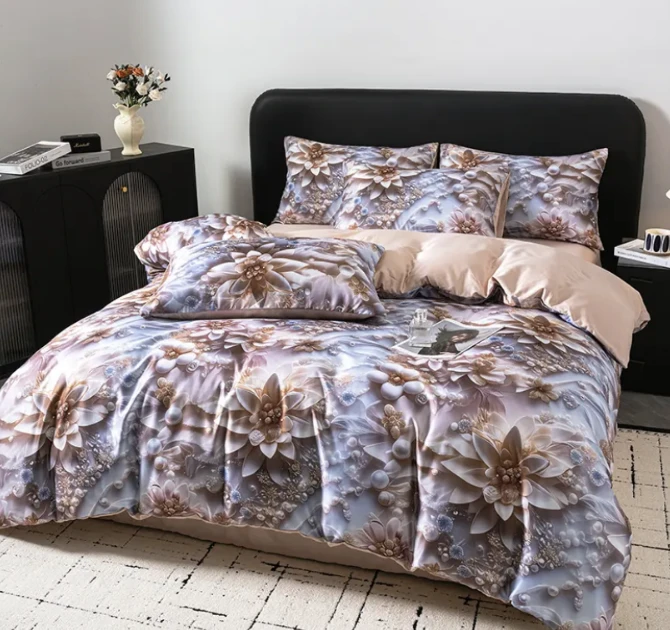 【专柜直发 婷总严选】高端轻奢柔软清凉四件套