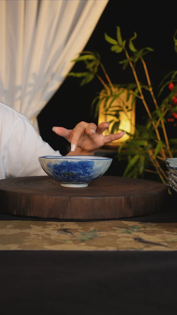 碗景德镇手工手绘高温釉下彩可进蒸箱烤箱微波炉洗碗机