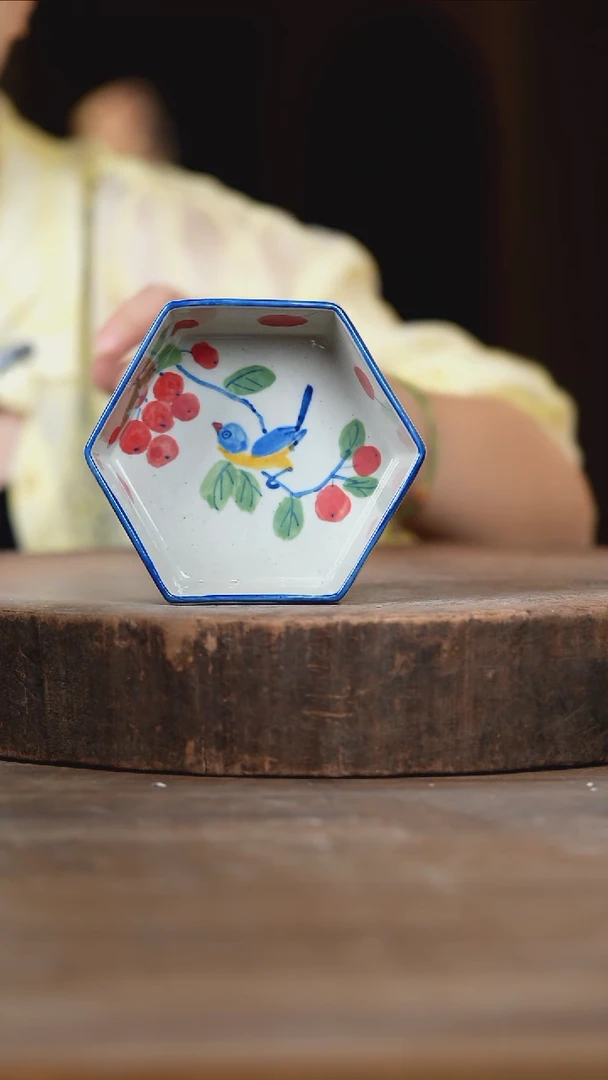 瓷片景德镇高温釉下彩（食品级）