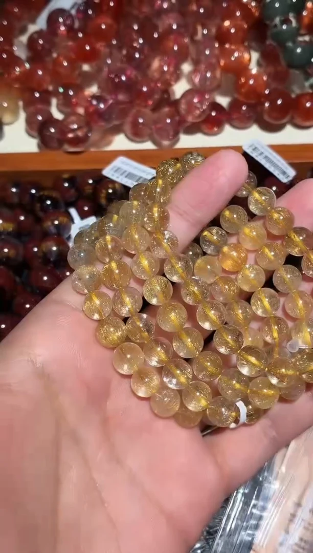 未镶嵌手链水晶发晶单圈A9（多样性发其一）