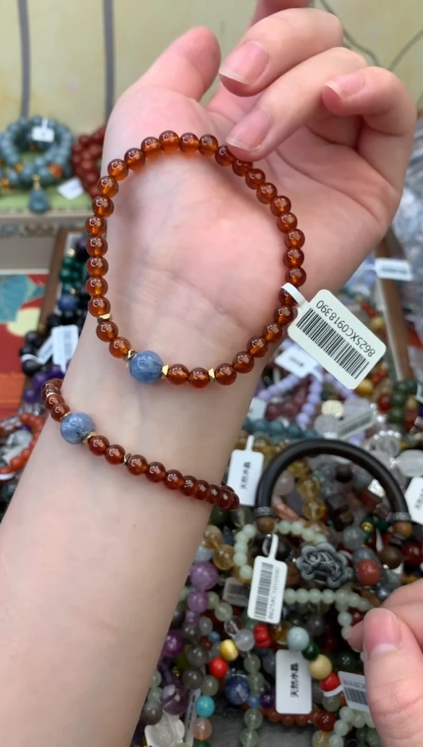 未镶嵌手链石榴石353