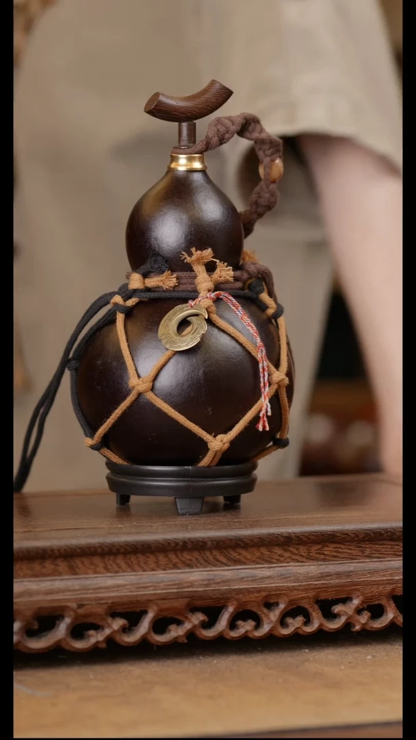 356号精品天然大漆酒葫芦一物一拍~