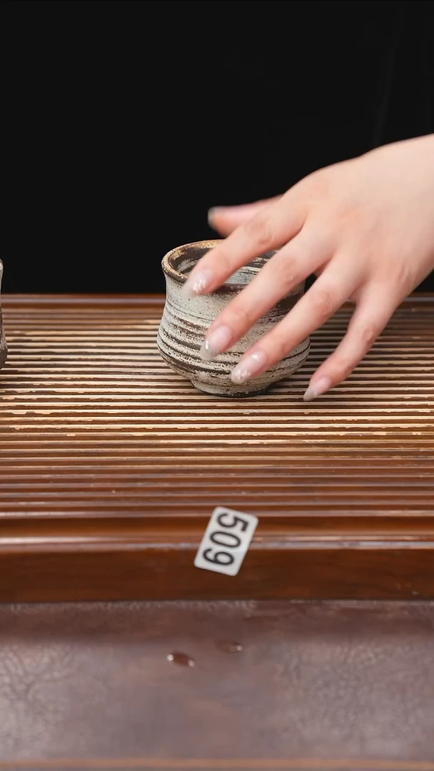 万古烧粗陶手工茶具