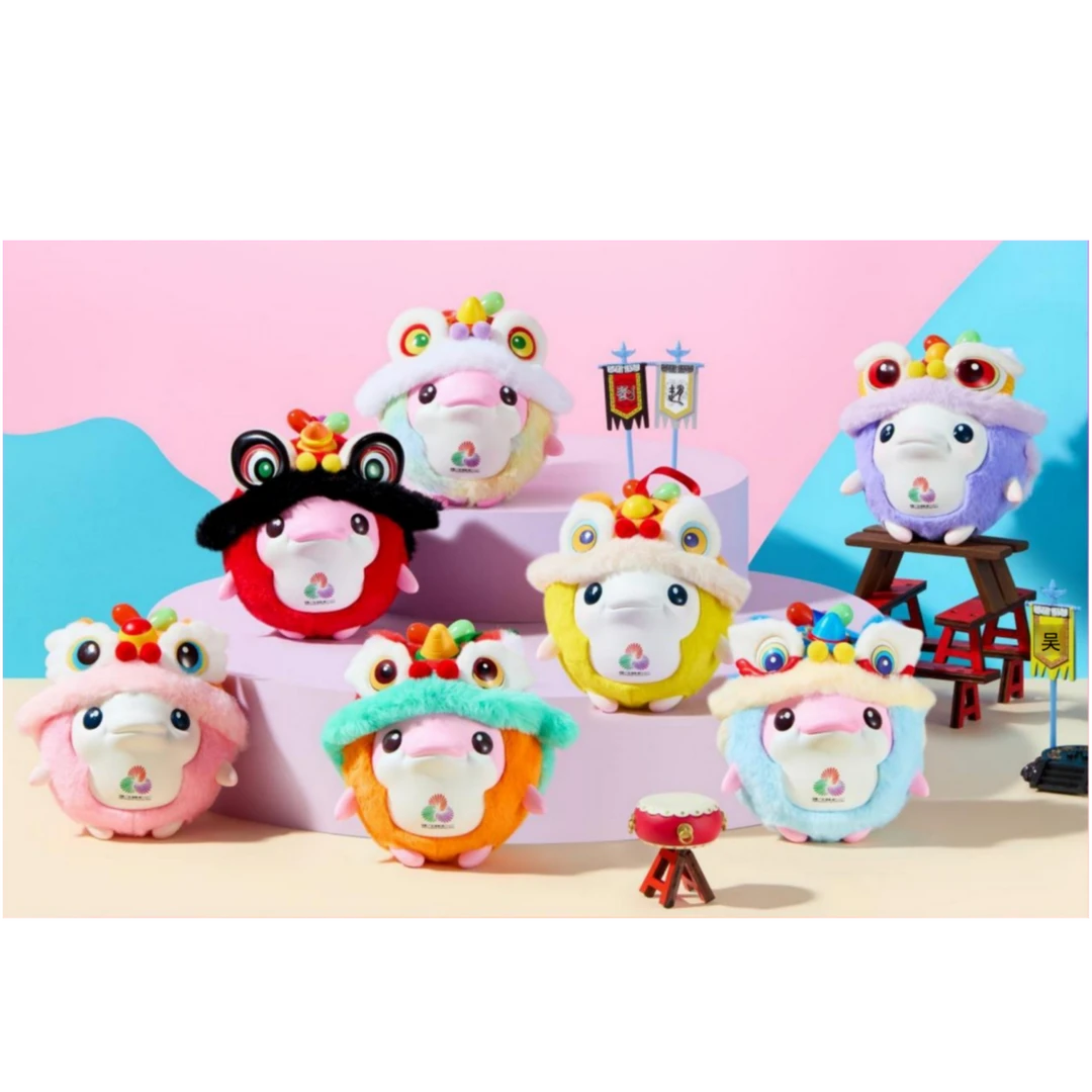 十五运吉祥物三国醒狮萌团盲盒套装