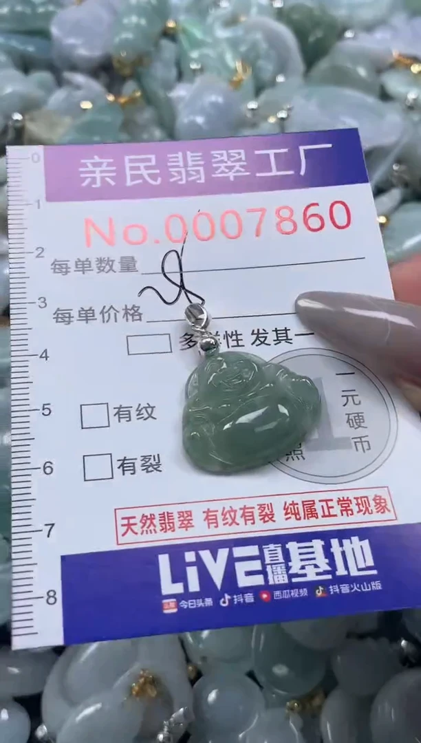 颈饰未镶嵌翡翠7860