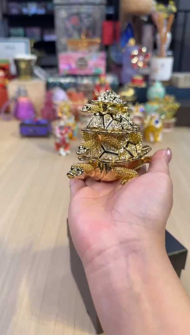 135七宝咖色叠叠龟
