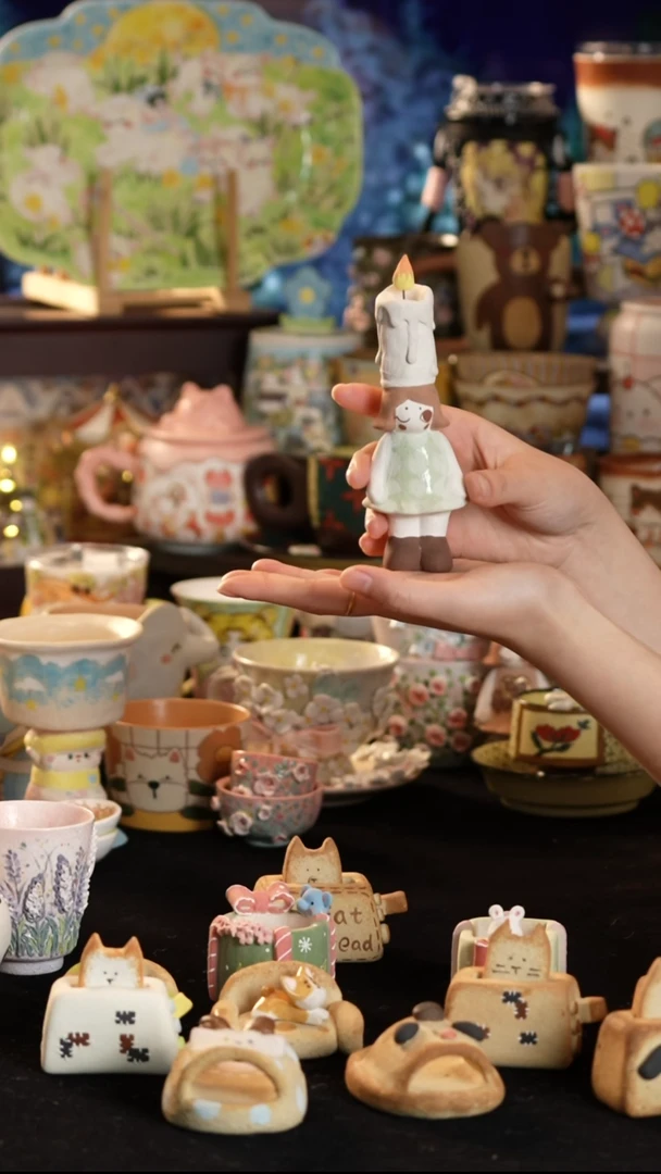 其他陶景德镇釉下彩手绘设计师款陶瓷